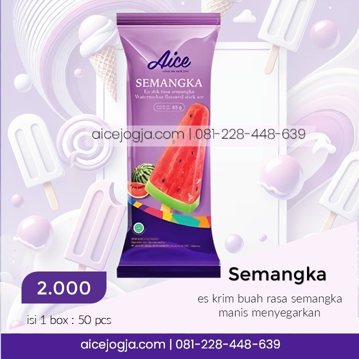 es krim aice semangka, agen aice terdekat di jogja harga grosir, aicejogja.com